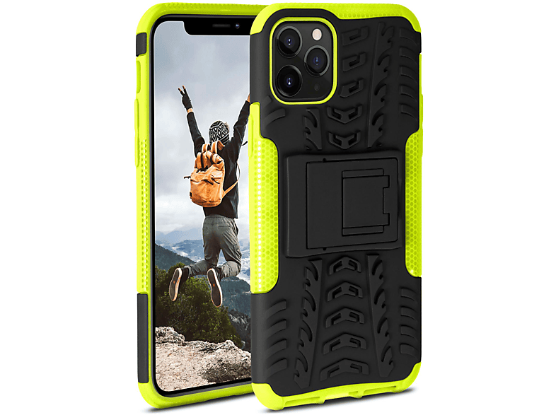 ONEFLOW Tank Case, Backcover, Apple, Lime iPhone Pro, 11