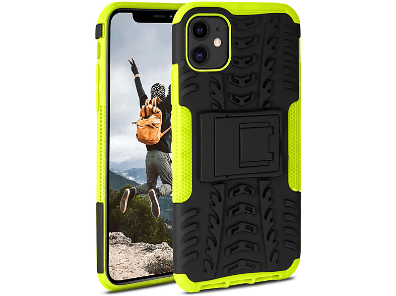 ONEFLOW Tank Lime Backcover, 11, iPhone Apple, Case