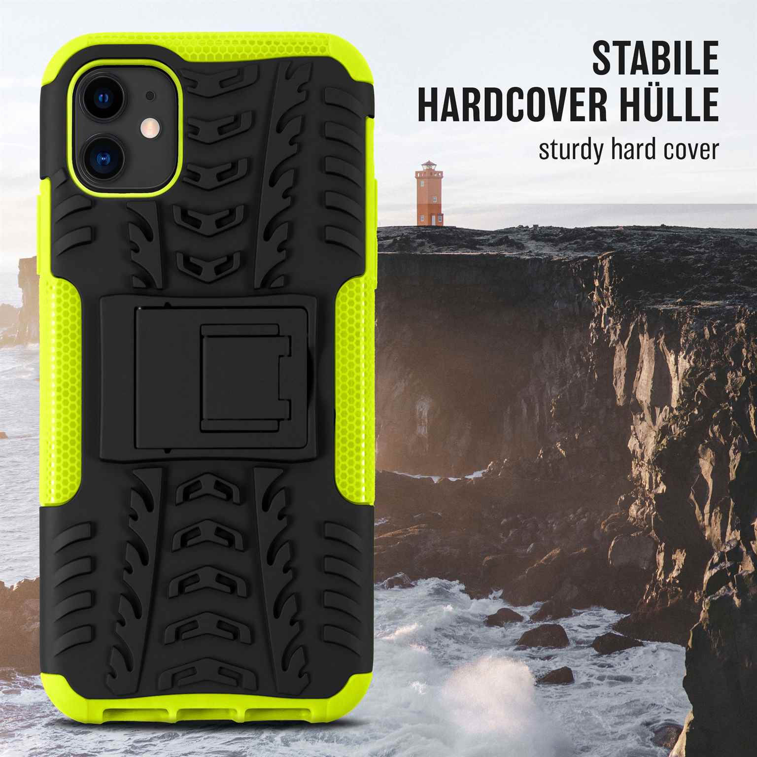 Tank Backcover, Apple, Lime Case, iPhone 11, ONEFLOW