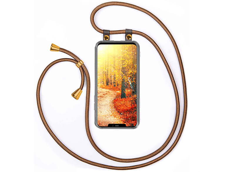 MOEX Handykette, Backcover, Huawei, Mate 20 Pro, Shiny Brown