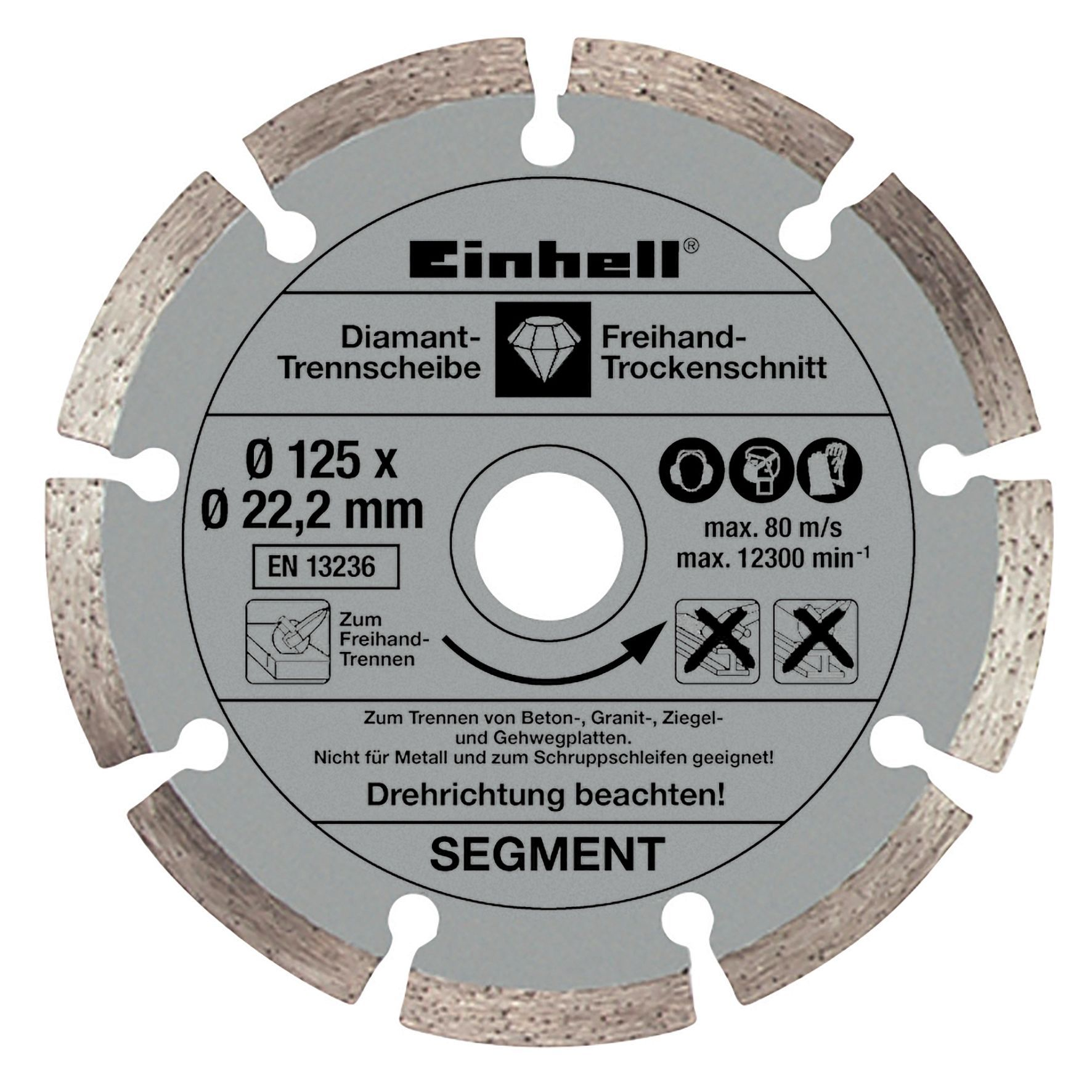 EINHELL TE-AG 125/750 Kit Winkelschleifer