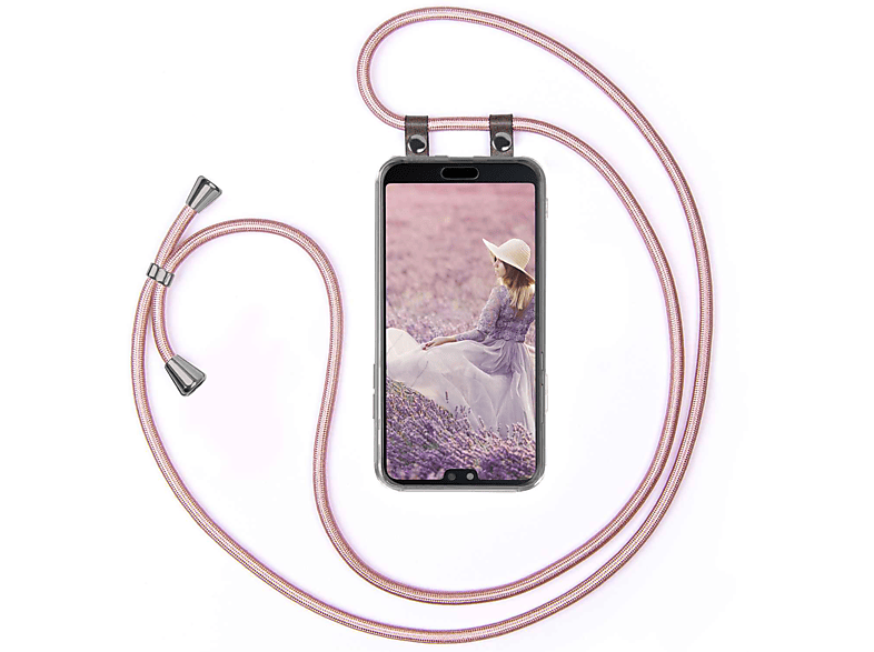 MOEX Handykette, Backcover, Huawei, P20 Pro, Rose Gold