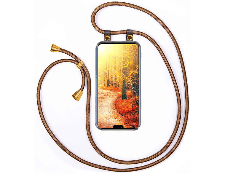 Shiny Backcover, Huawei, Brown 8X, Handykette, MOEX Honor