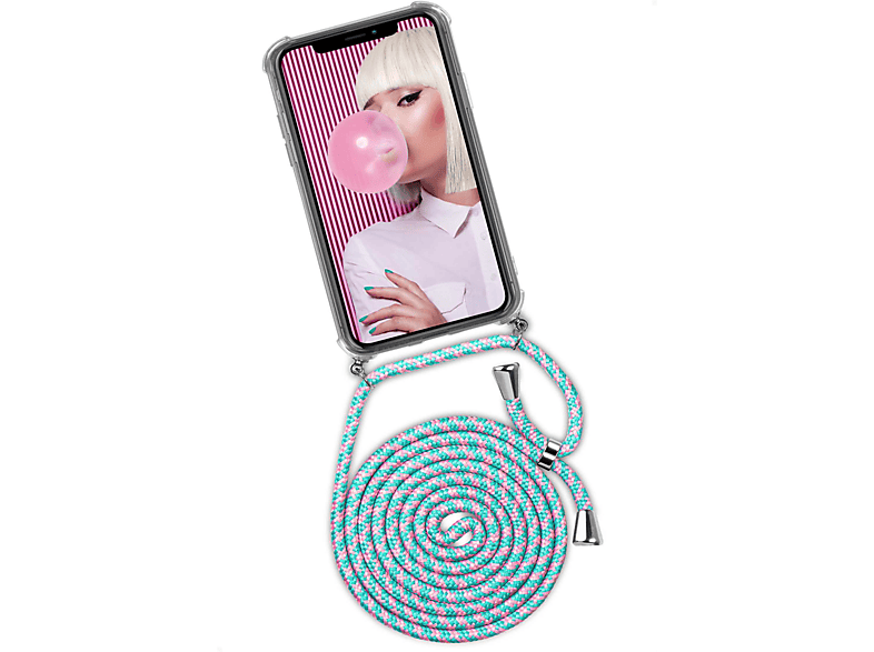 ONEFLOW Twist Case, Backcover, Apple, iPhone 11 Pro, Bubblegum (Silber)