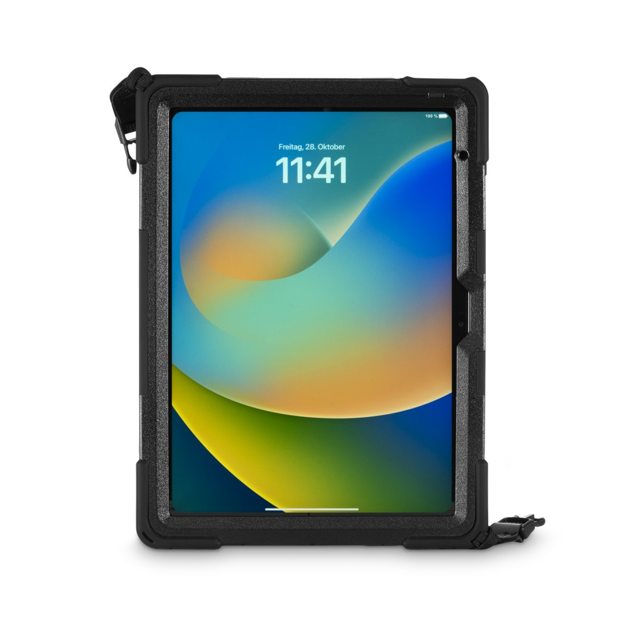 HAMA Rugged Style bag für Cover Apple Flip Tablet Polycarbonat (PC), Schwarz