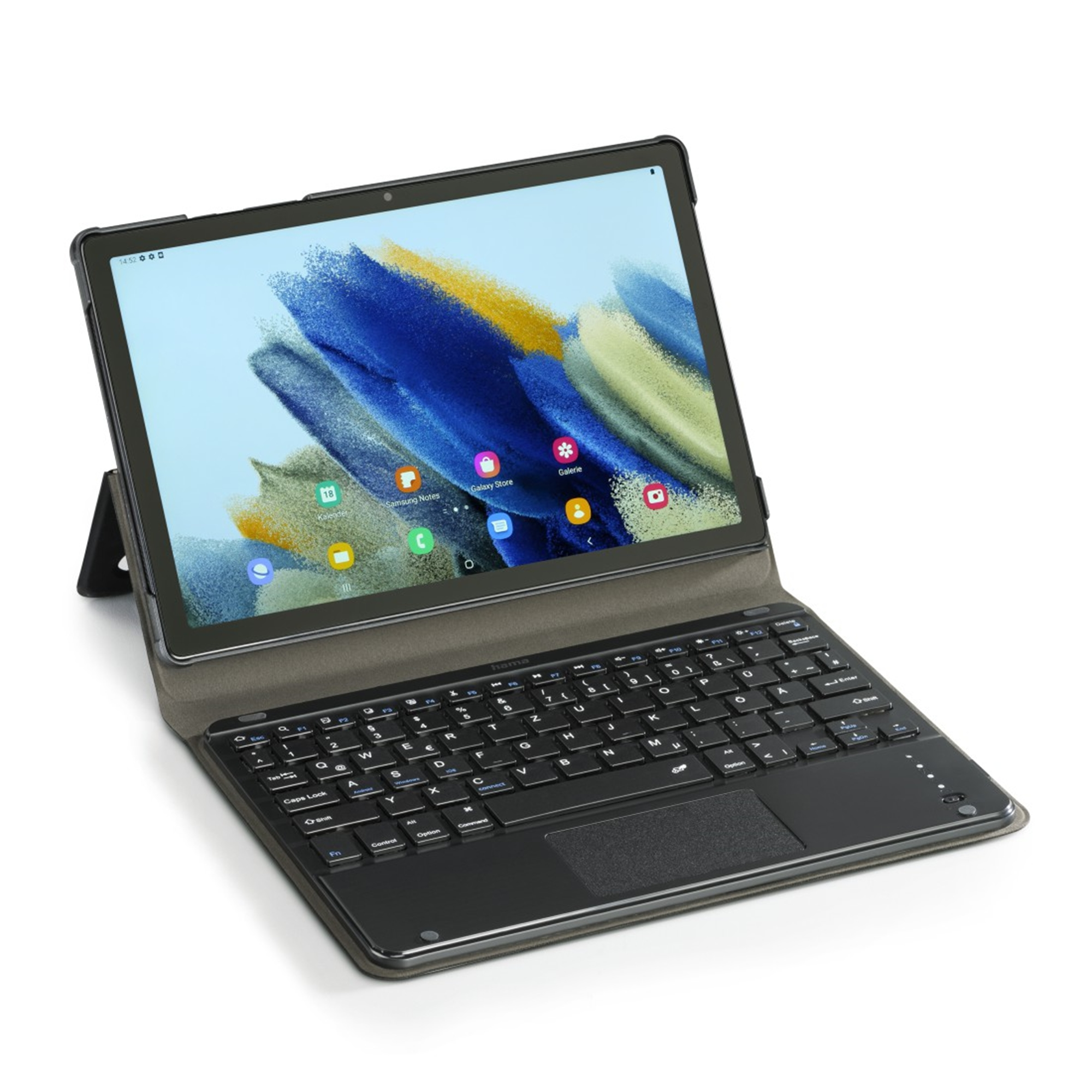 HAMA Samsung bag Polyurethan Schwarz (PU), Premium Tablet für Cover Flip