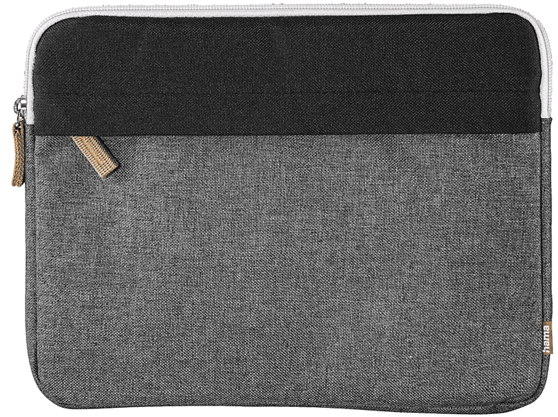 Sleeve Polyester, sleeve für Notebook Universell HAMA Schwarz/Grau Florenz