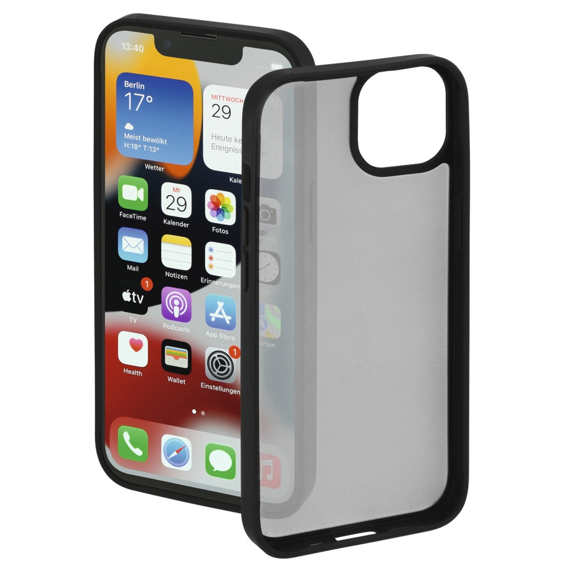 HAMA Invisible, Backcover, mini, Apple, iPhone 13 Schwarz