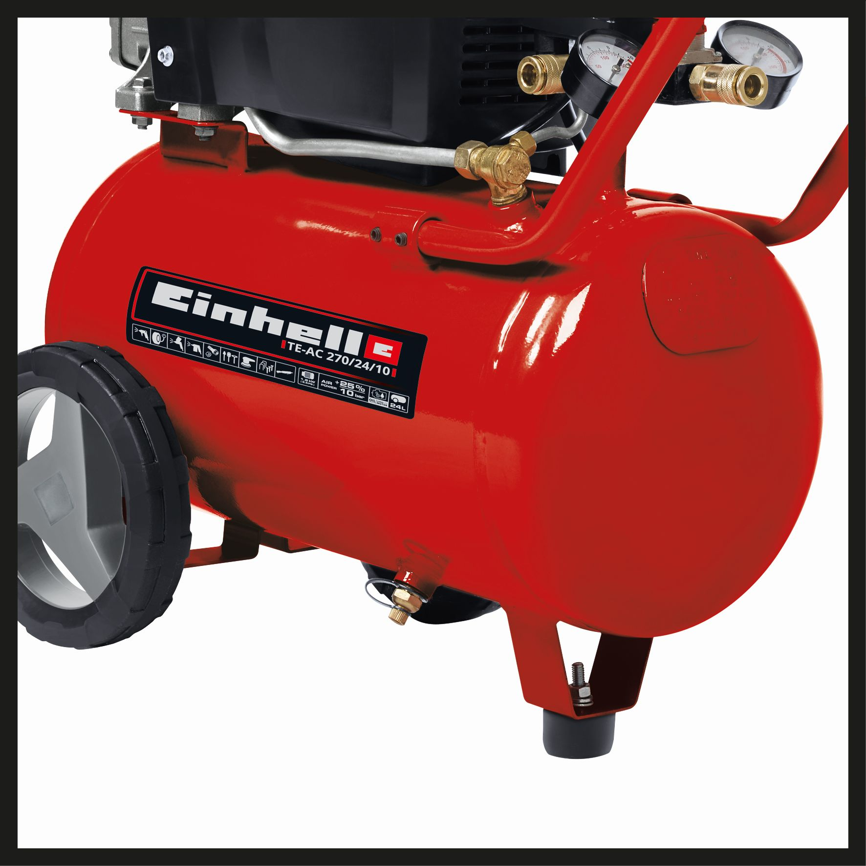 EINHELL TE-AC Kompressor, 270/24/10 Rot