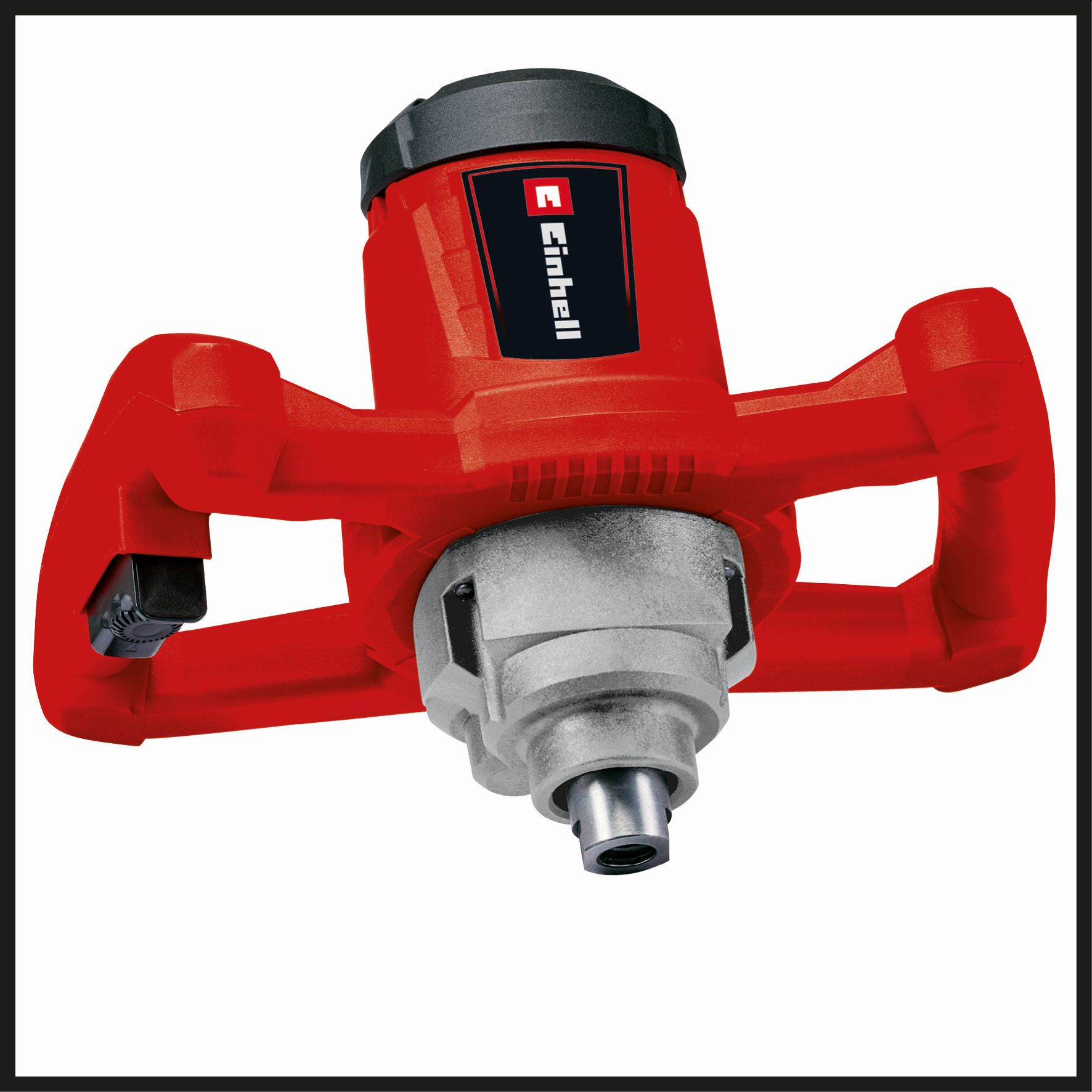 Un utensile miscelatore Einhell rosso. È un elettroutensile.