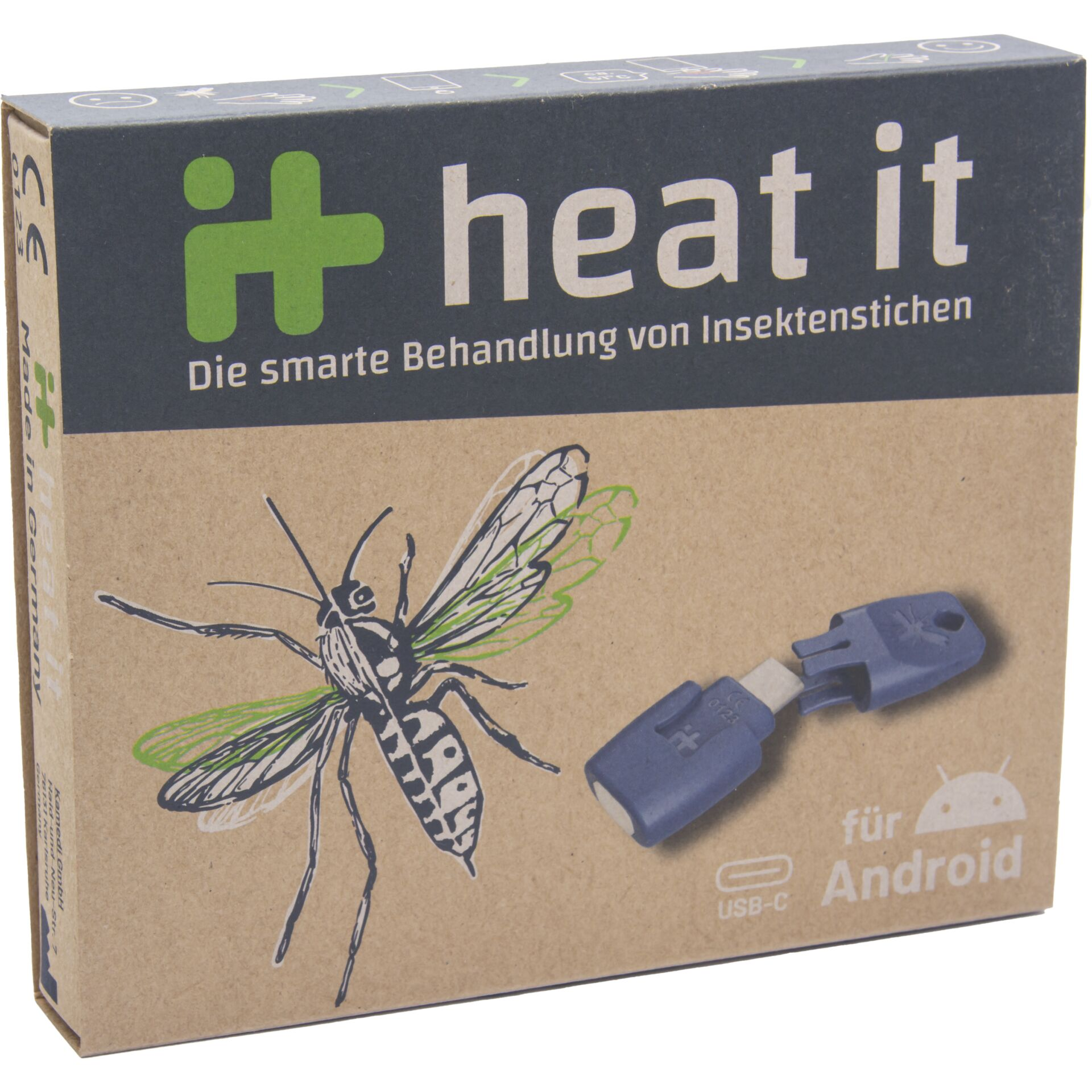 HEATIT für Stichheiler von Elektronischer Insektenstichen Smarte Android Behandlung 
