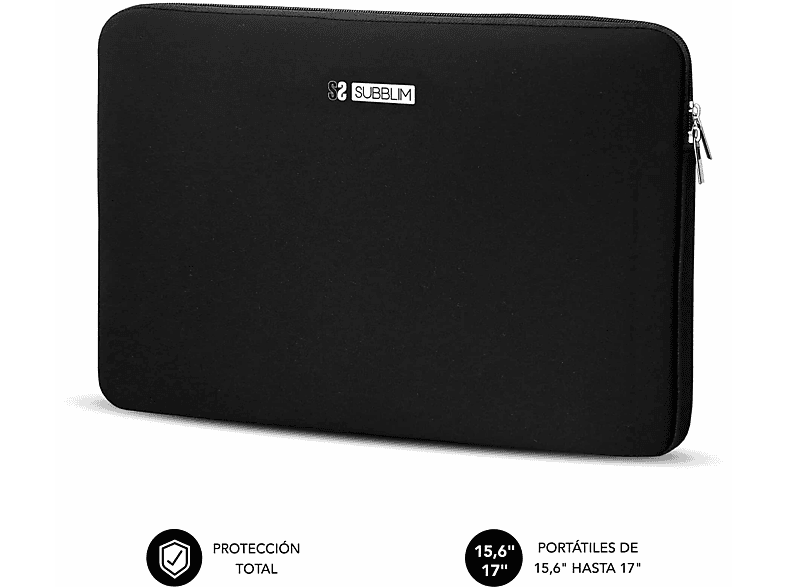 Funda Portátil 15,6 - Subblim - Urban Laptop Gris con Ofertas en