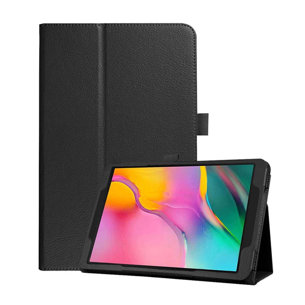 VIVANCO 60626 Galaxy Schwarz Tablet Hülle Synthetikleder, Sleeve für Samsung