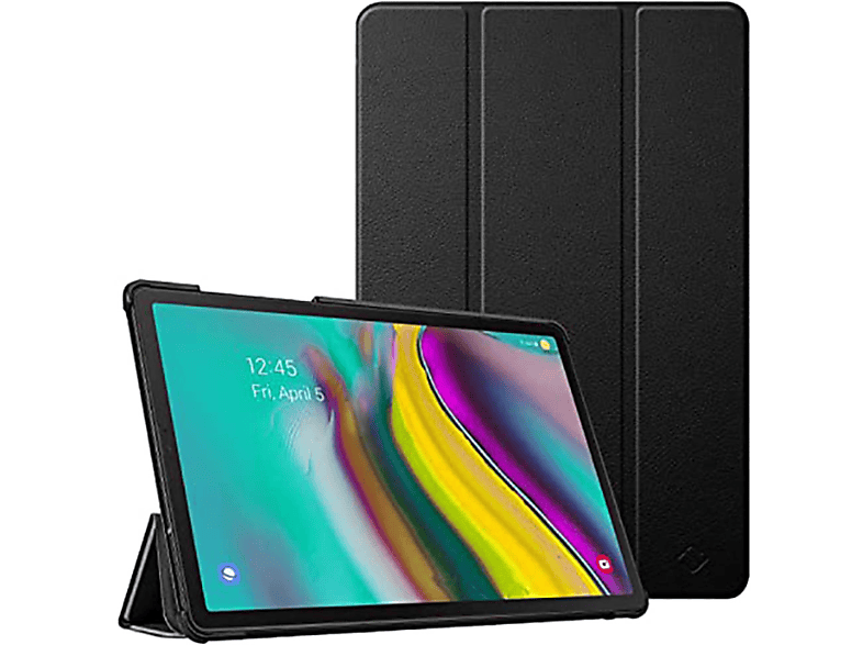 VIVANCO 60613 Tablet Hülle Sleeve für Samsung Galaxy Synthetikleder, Schwarz