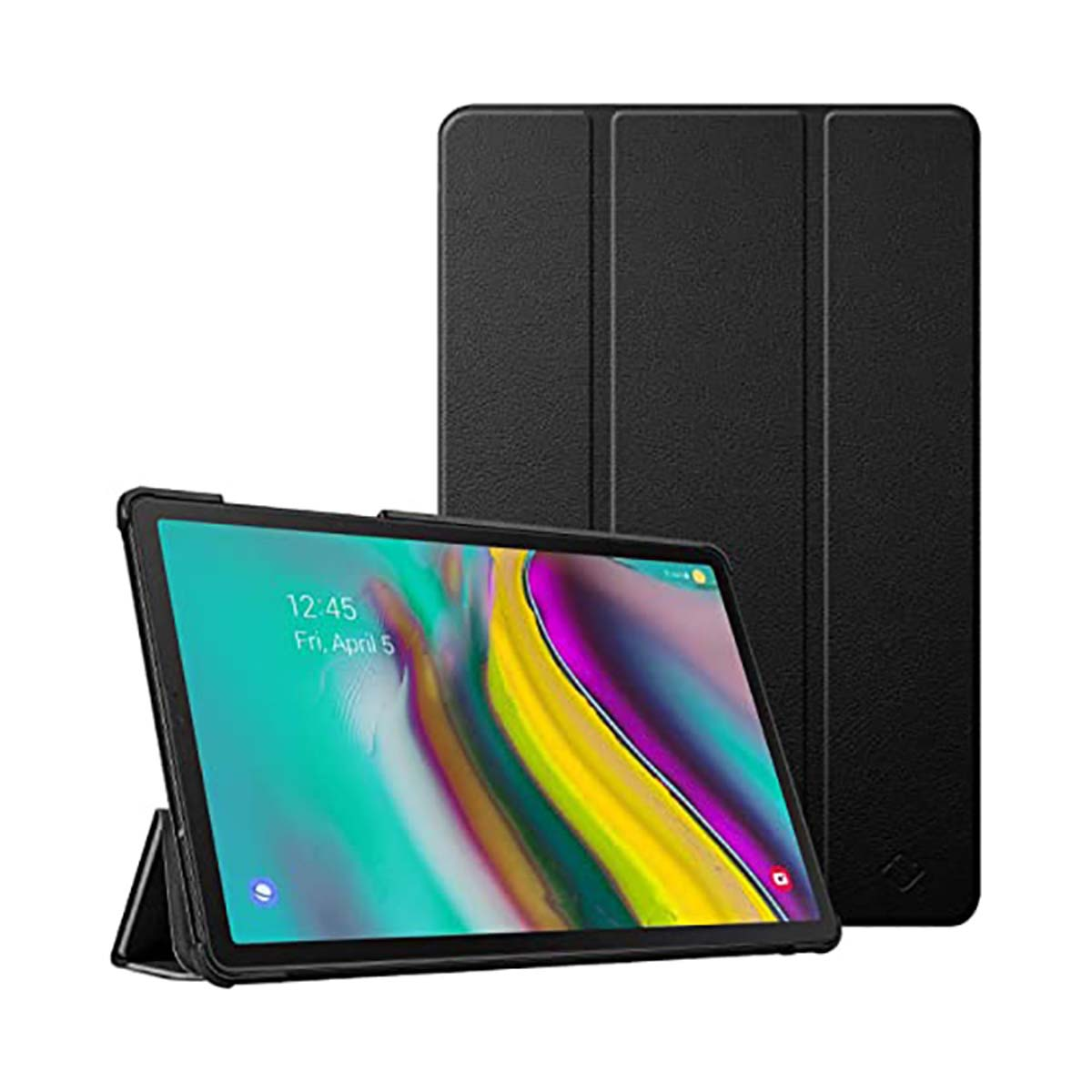 VIVANCO 60613 Tablet Hülle Sleeve Schwarz Synthetikleder, für Galaxy Samsung