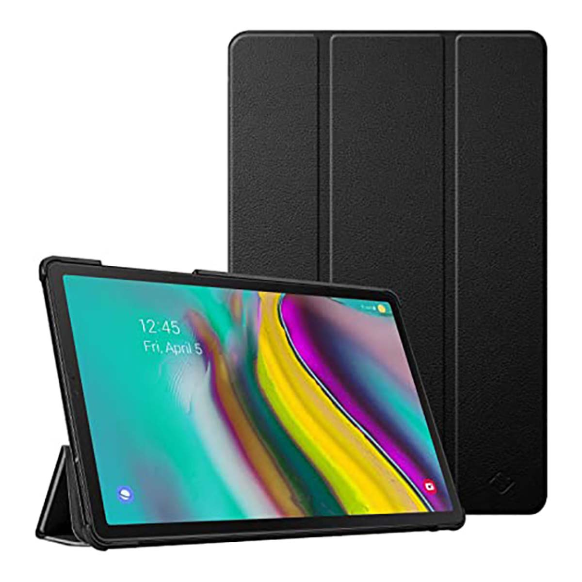 VIVANCO 60614 Tablet Hülle Full für Cover Schwarz Synthetikleder, Samsung
