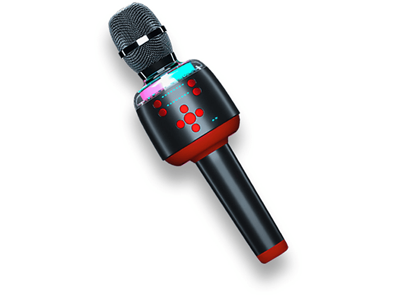 KINSI Karaoke-Mikrofon, für Bluetooth MIKROFON schwarz Familien-Camping-Picknicks