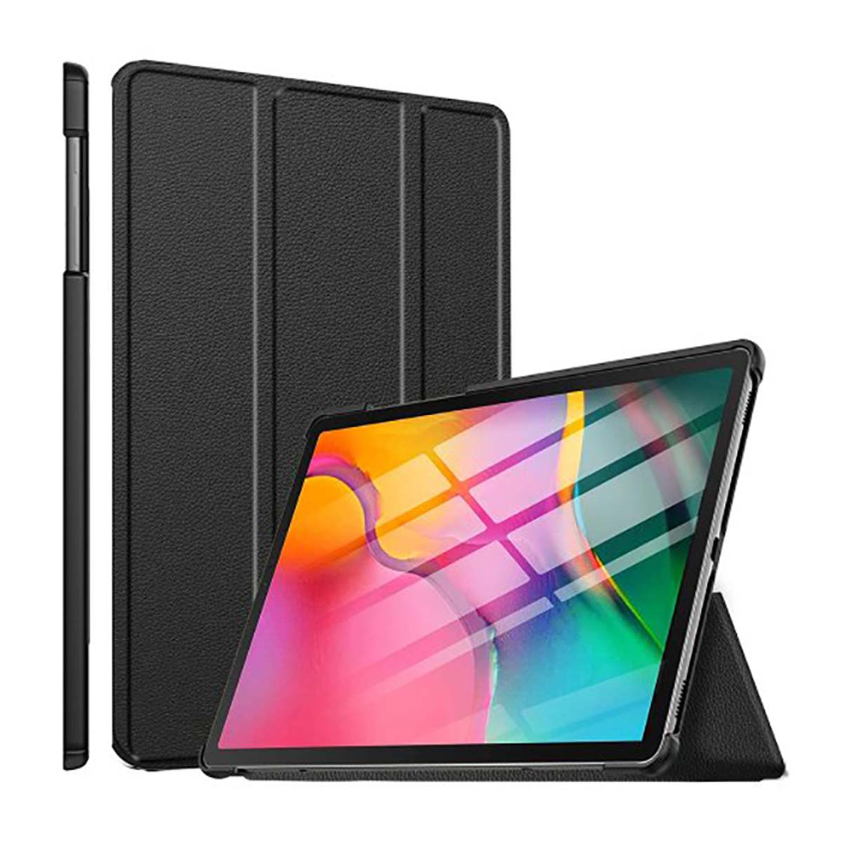 VIVANCO 39962 Tablet Sleeve Galaxy für Hülle Synthetikleder, Schwarz Samsung