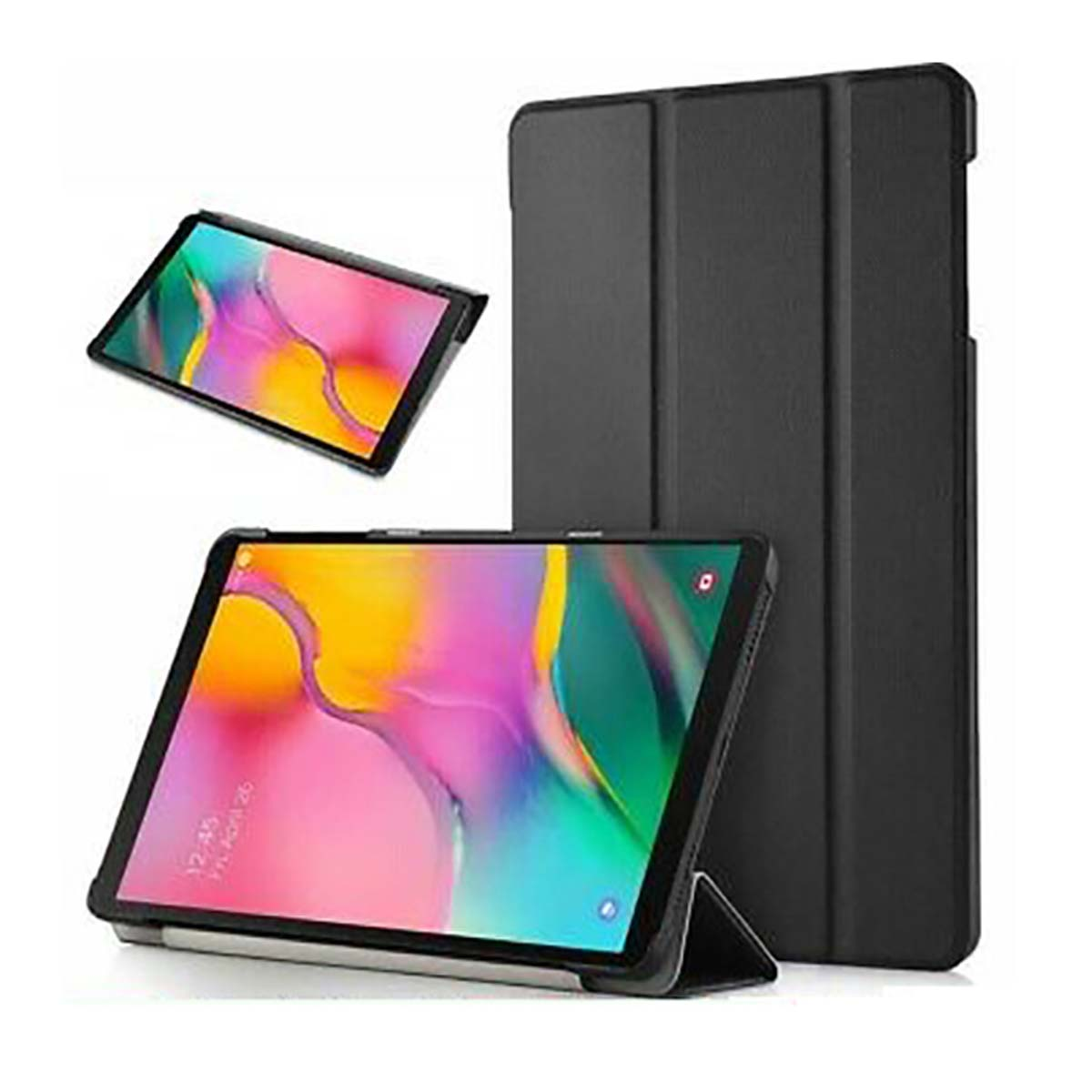 VIVANCO 39962 Tablet Synthetikleder, Hülle Samsung Galaxy für Sleeve Schwarz