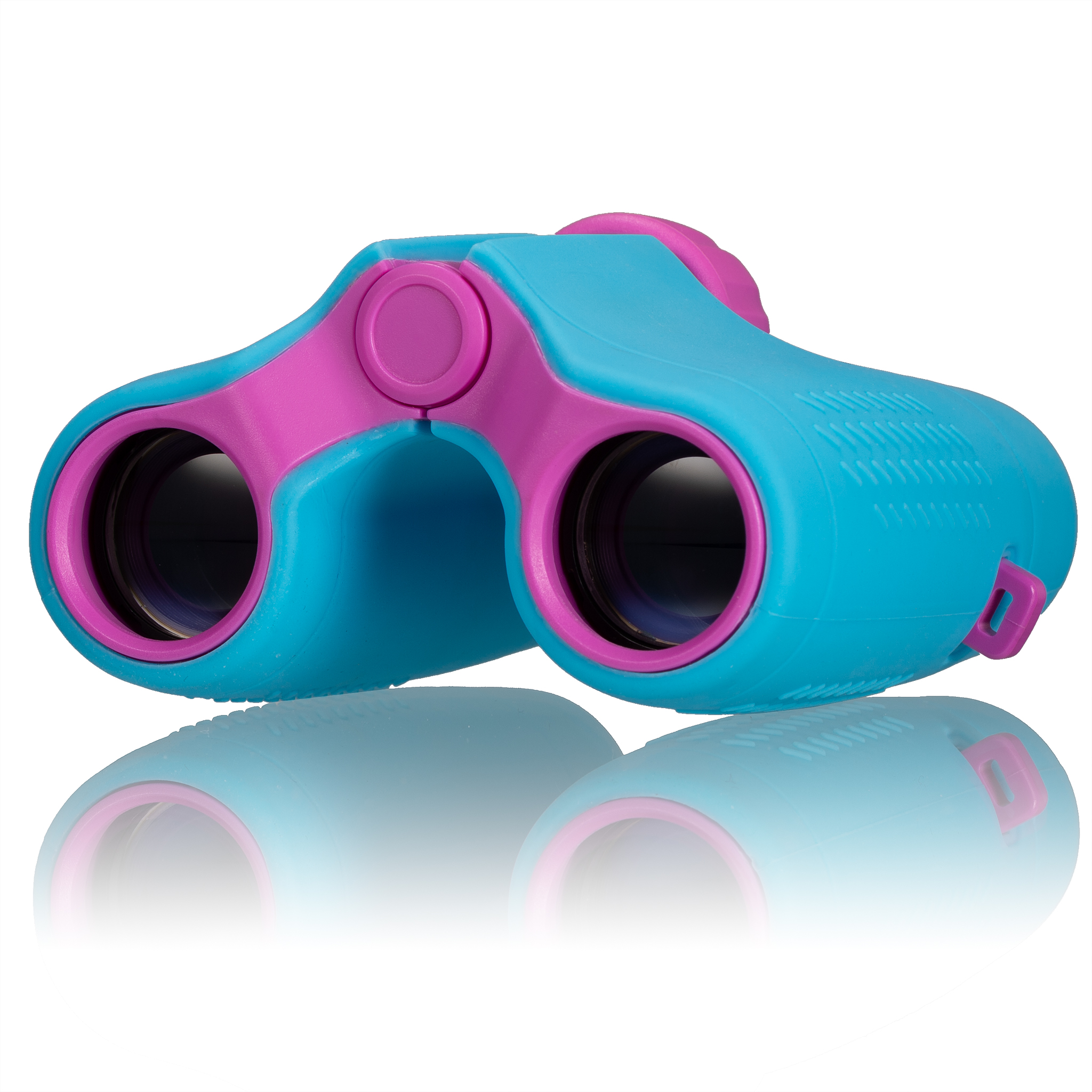 BINOCOLO BRESSER JUNIOR per bambini 6x21 blu/viola, campo visivo 126m a 1000m
