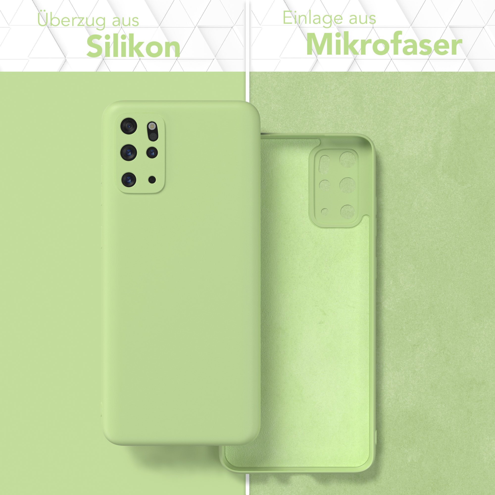S20 / Grün Silikon Handycase Plus 5G, CASE EAZY Samsung, Plus TPU Galaxy S20 Backcover, Matt,