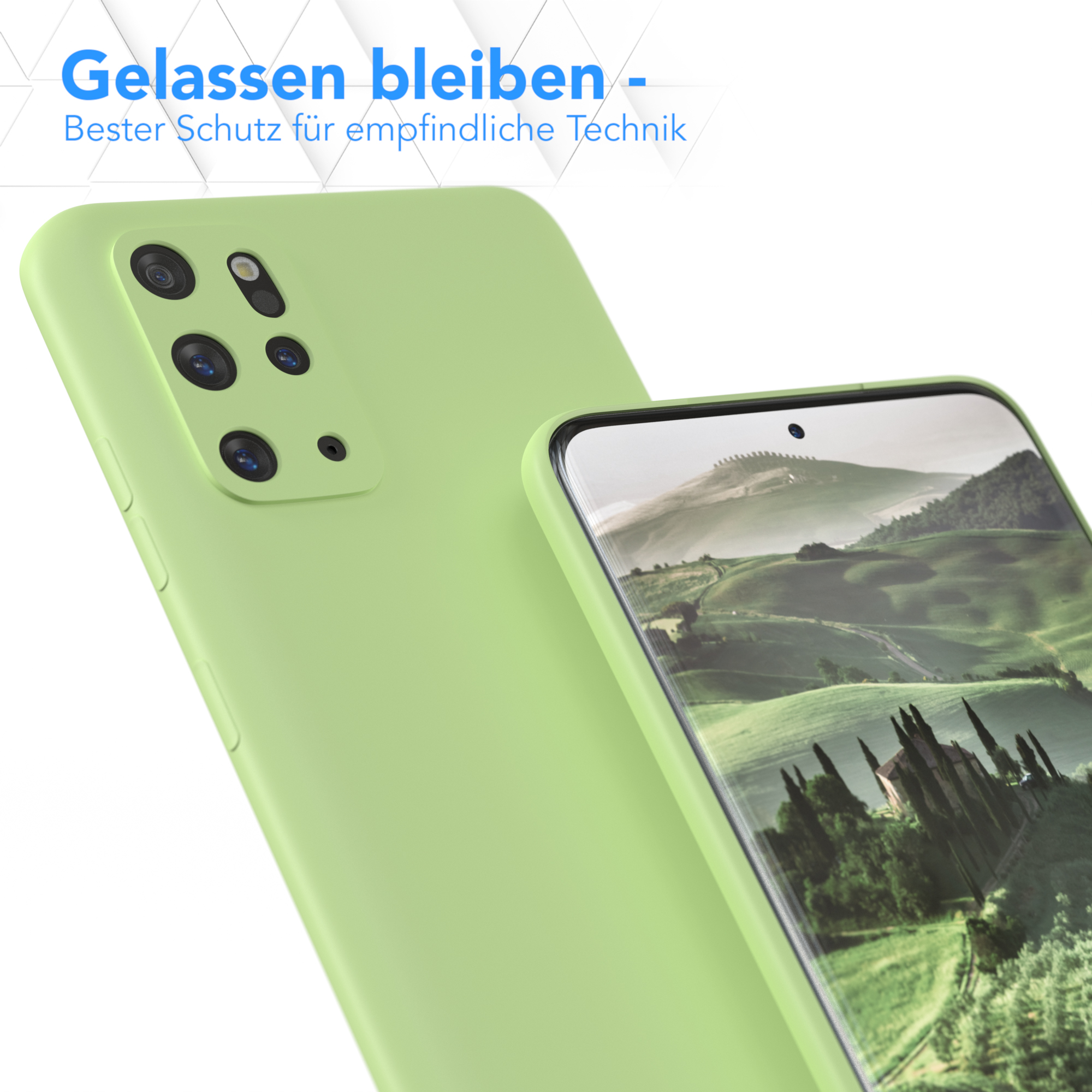 5G, Galaxy EAZY Silikon CASE Grün Plus S20 Matt, / Backcover, TPU S20 Handycase Plus Samsung,