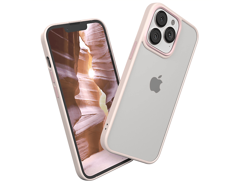 EAZY CASE Outdoor Case Backcover, Rosé Apple, 13 / iPhone Pro, Matt, Altrosa