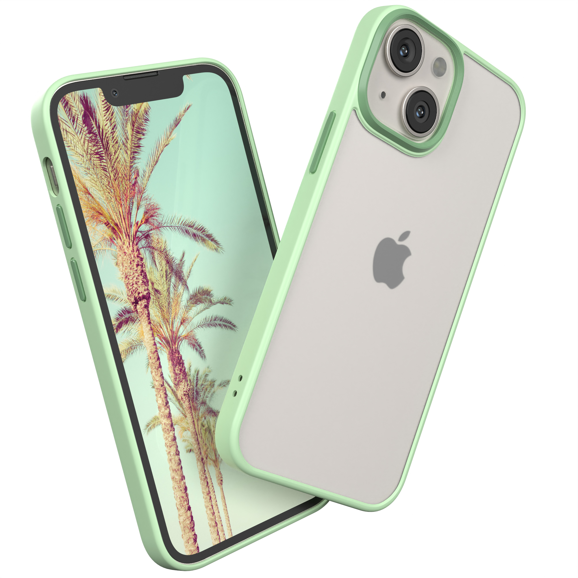 iPhone Backcover, CASE Apple, Case 13 Mini, Grün Matt, EAZY Outdoor