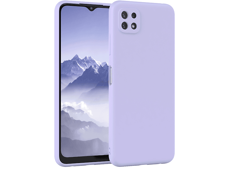 Galaxy / TPU Backcover, Lila EAZY CASE A22 Handycase Lavendel Silikon 5G, Matt, Samsung, Violett