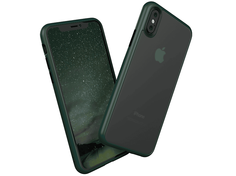 XS, Backcover, Outdoor Grün Case iPhone EAZY / Matt, Nachtgrün X / Apple, CASE