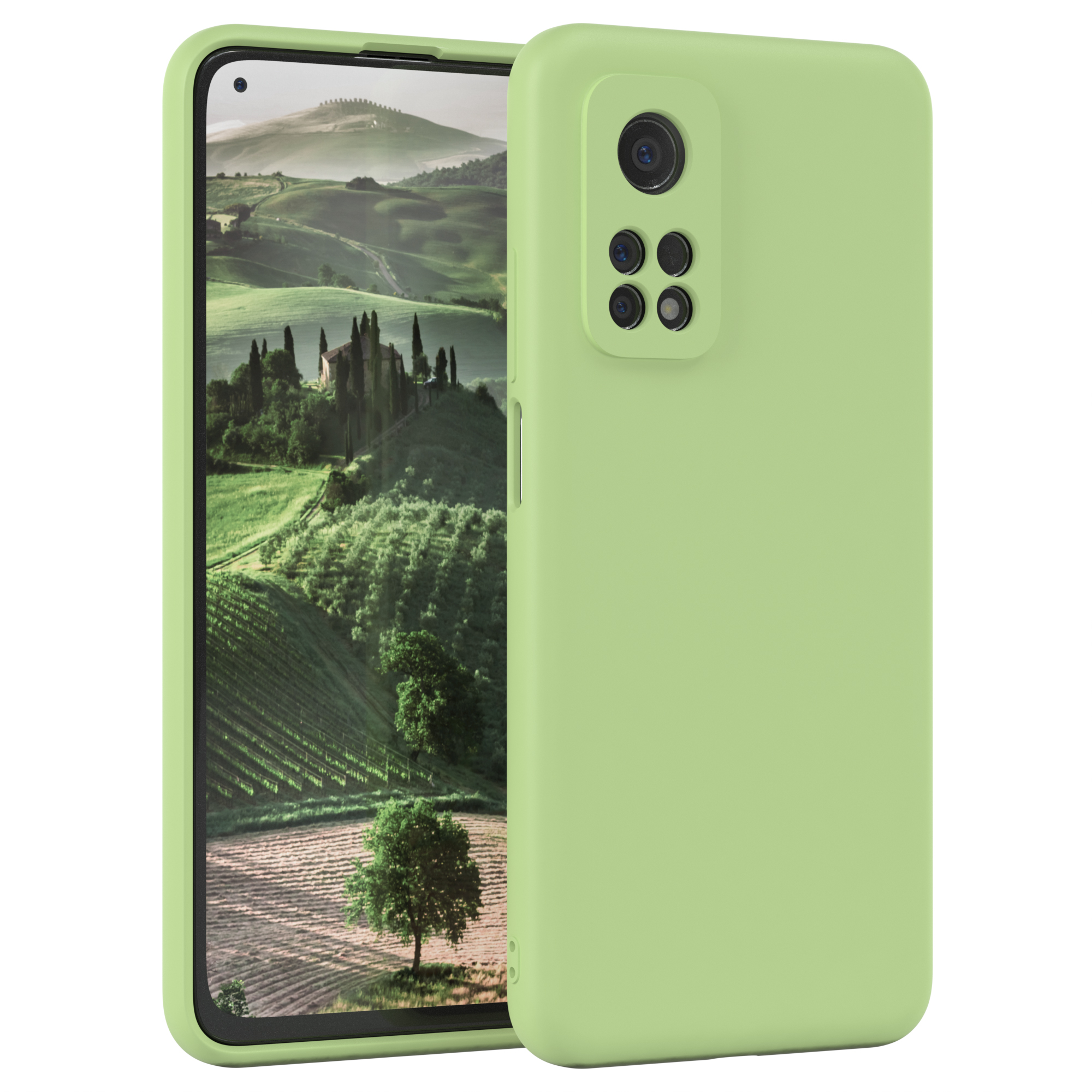 Backcover, Mi Xiaomi, 5G / TPU Handycase Matt, Mi 10T Pro Grün 10T CASE Silikon EAZY 5G,