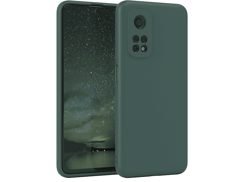 EAZY CASE TPU Silikon Handycase Mi Matt, Pro 5G, Backcover, 10T Mi Nachtgrün Grün 5G / Xiaomi, / 10T