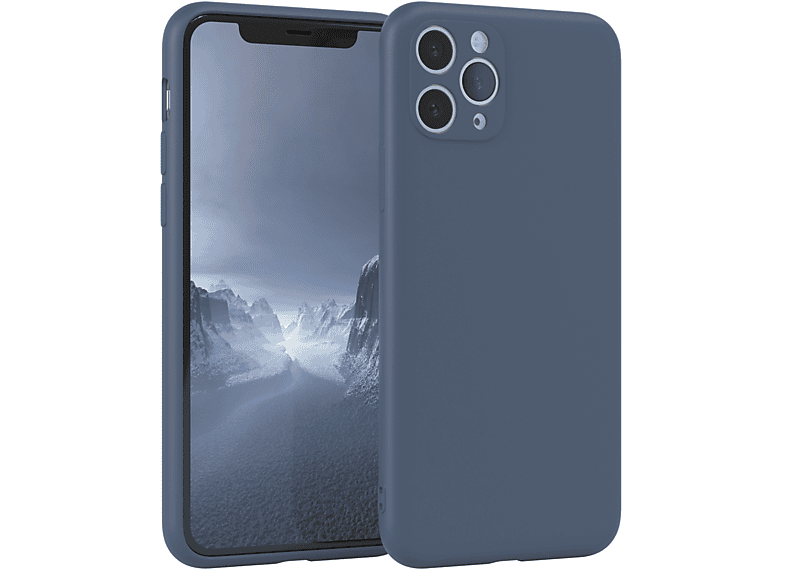 EAZY CASE TPU Silikon Handycase Matt, Backcover, Apple, iPhone 11 Pro, Blau / Petrol