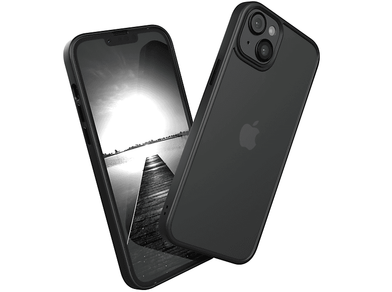 iPhone Apple, 14 EAZY Plus, Schwarz Matt, Outdoor CASE Case Backcover,
