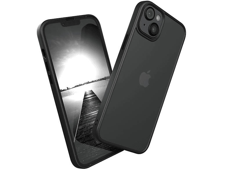 EAZY CASE Outdoor Case Matt, Backcover, Apple, iPhone 14 Plus, Schwarz