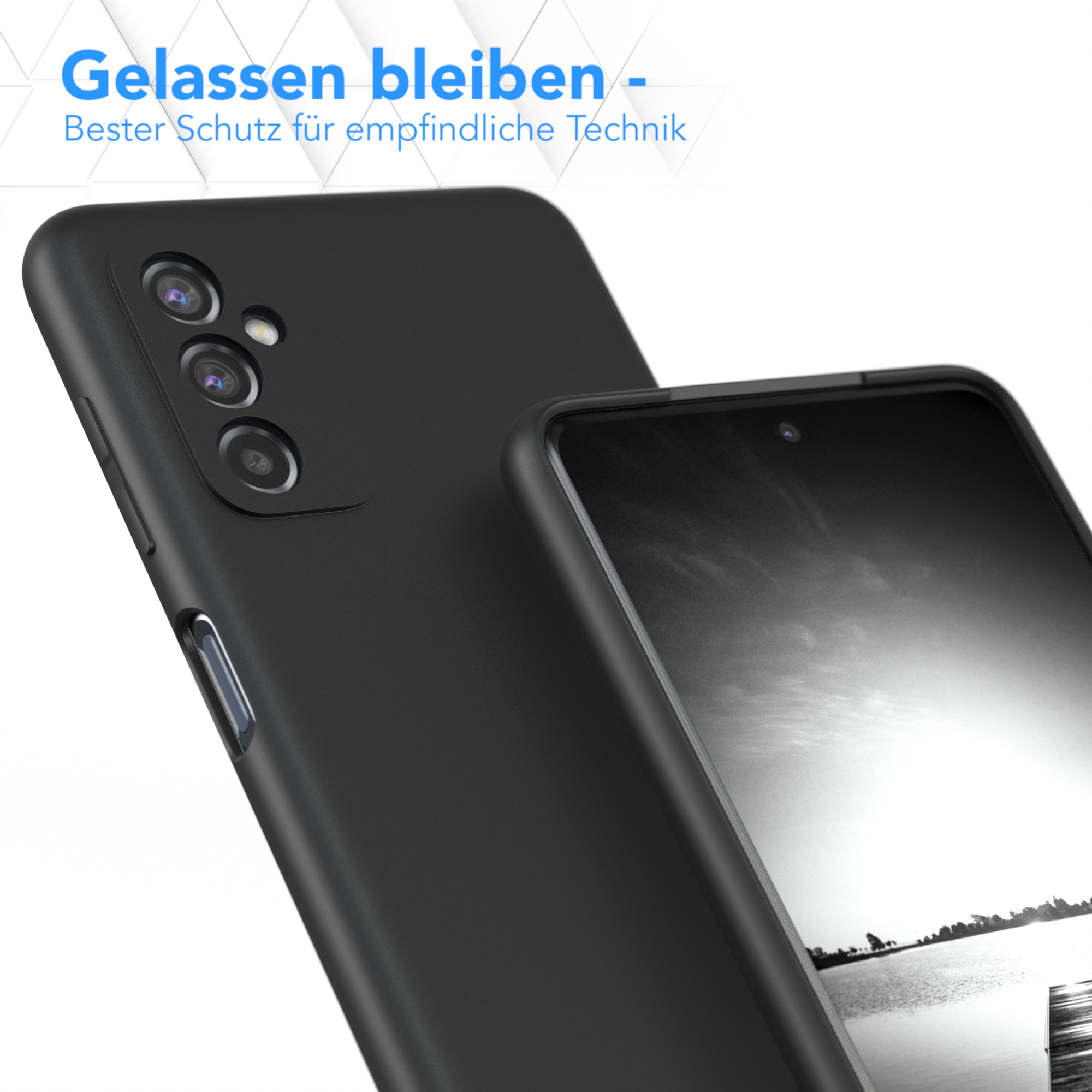 Nahaufnahme von Handyhüllen, die das Schutzdesign des Produkts hervorheben.