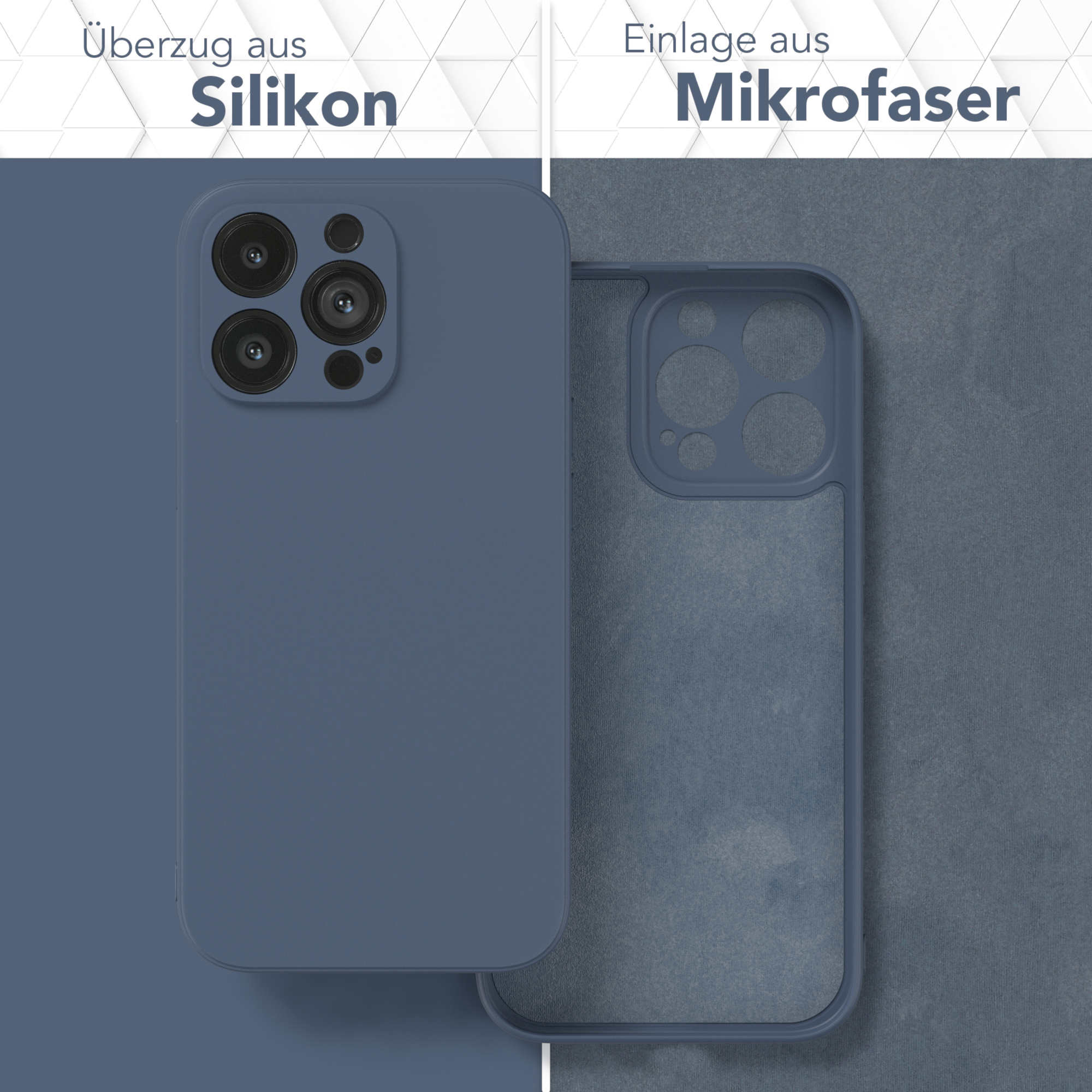EAZY CASE TPU iPhone 13 Blau / Apple, Petrol Pro, Backcover, Silikon Handycase Matt