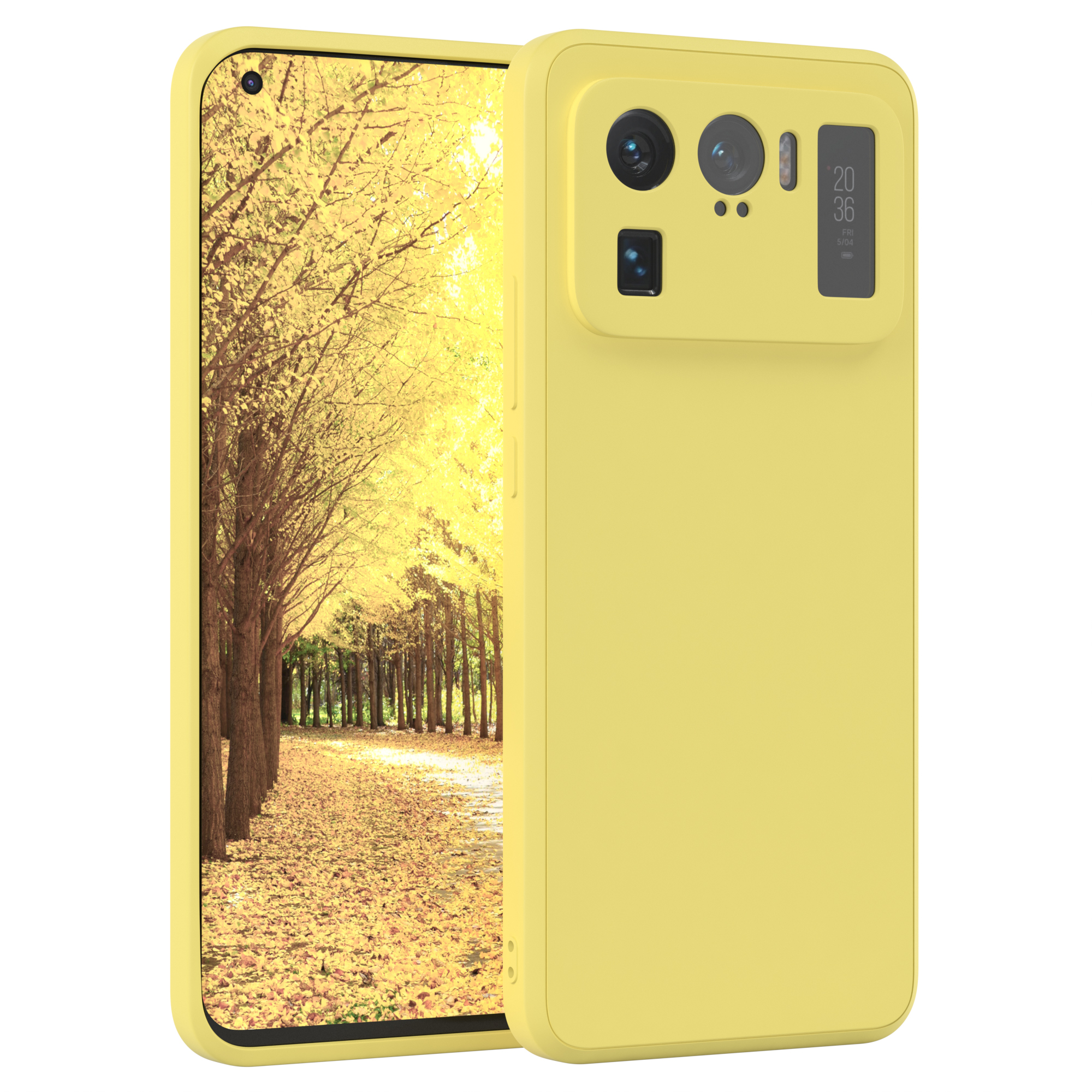 EAZY CASE TPU Silikon Handycase Xiaomi, Gelb 11 Matt, Mi Backcover, Ultra