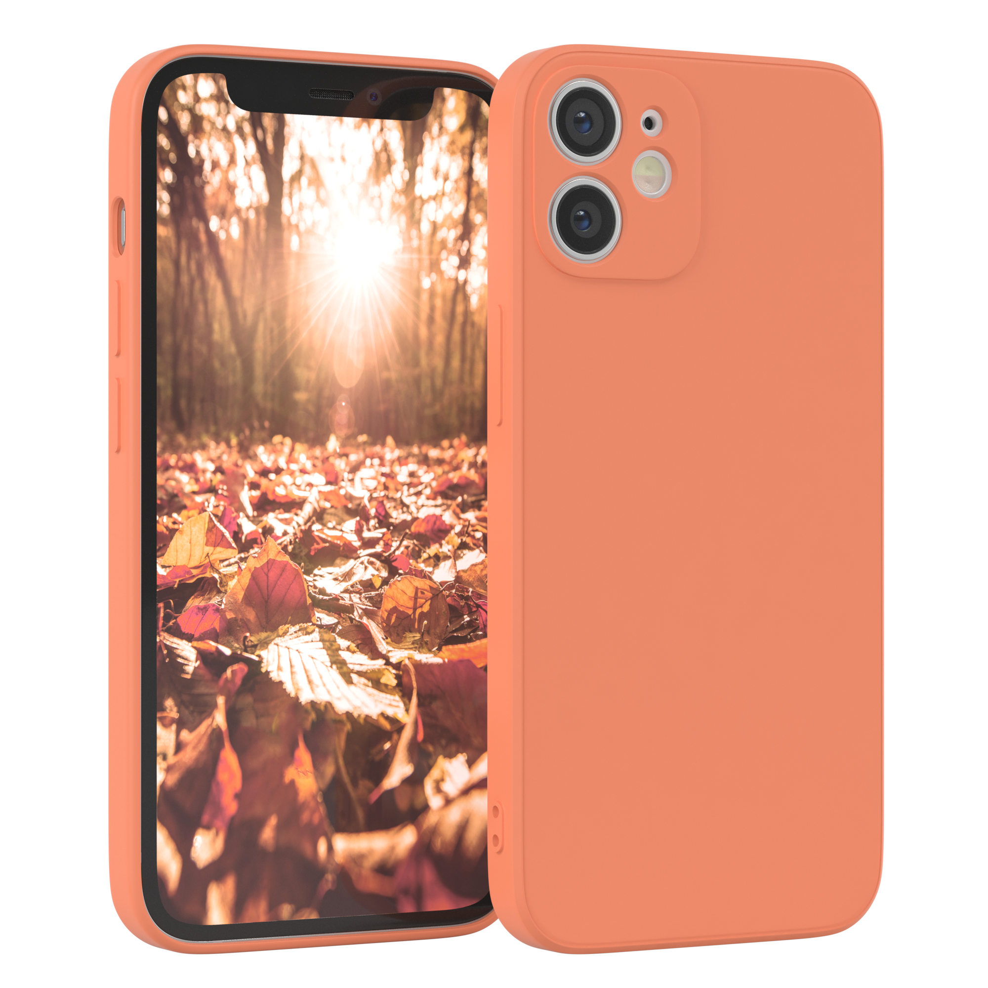 CASE Orange Mini, TPU Silikon Backcover, Matt, Apple, iPhone 12 Handycase EAZY