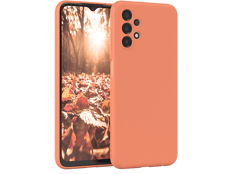 Matt, EAZY Samsung, TPU Handycase Orange Silikon Backcover, CASE A13, Galaxy