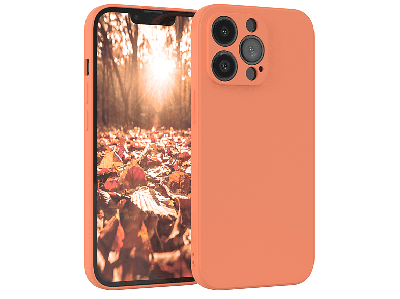 Orange 13 Pro, iPhone Silikon EAZY TPU Handycase Matt, Apple, CASE Backcover,