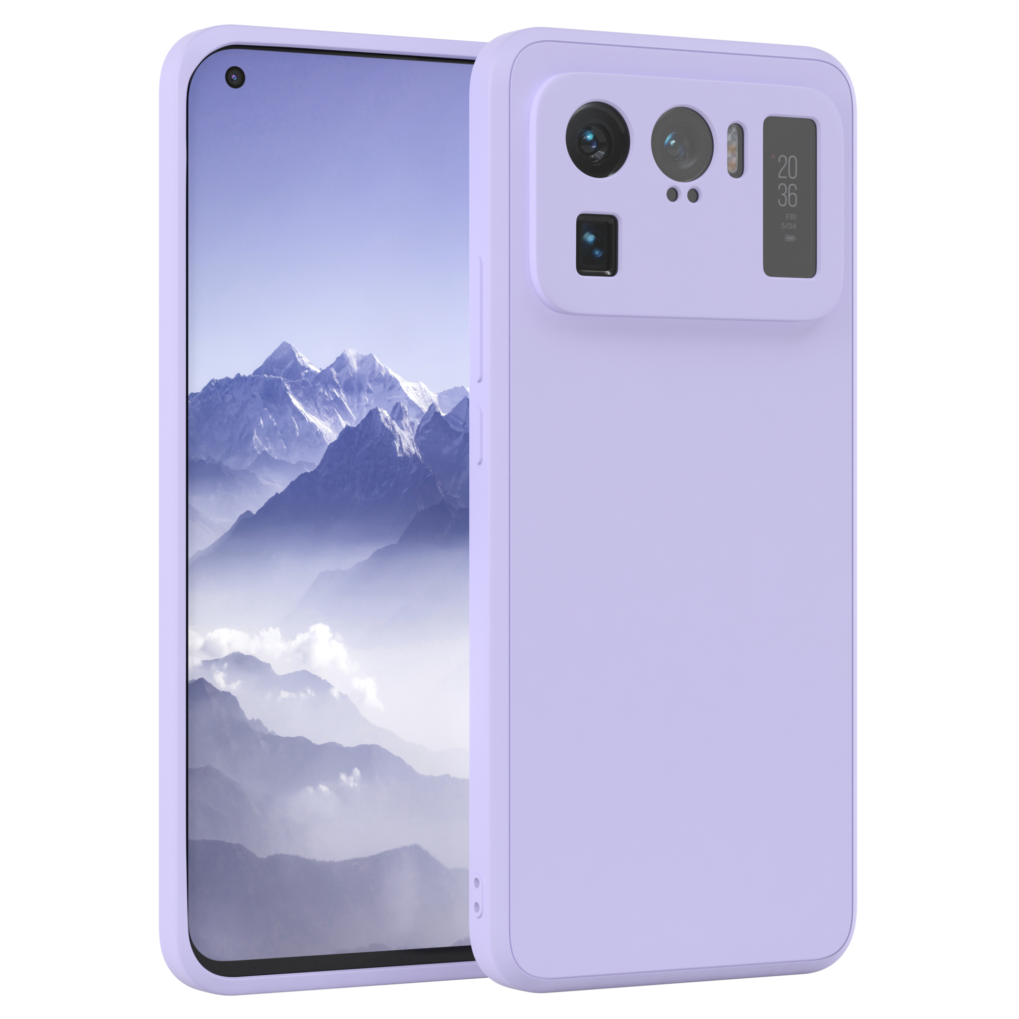 EAZY CASE Handycase Matt, Lavendel Lila Violett Backcover, Mi Silikon Xiaomi, 11 / Ultra, TPU