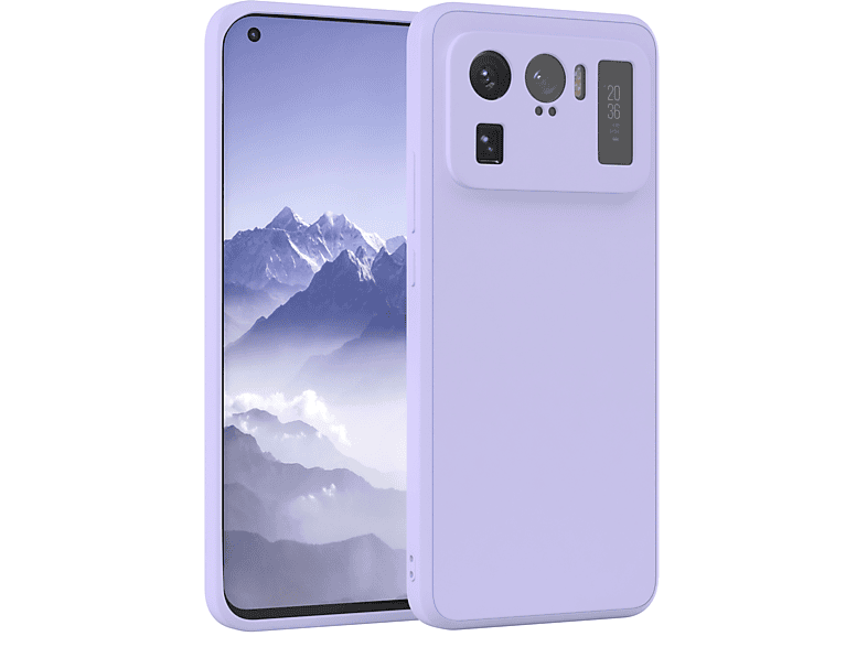 EAZY CASE TPU Silikon Handycase Matt, Backcover, Xiaomi, Mi 11 Ultra, Violett / Lila Lavendel