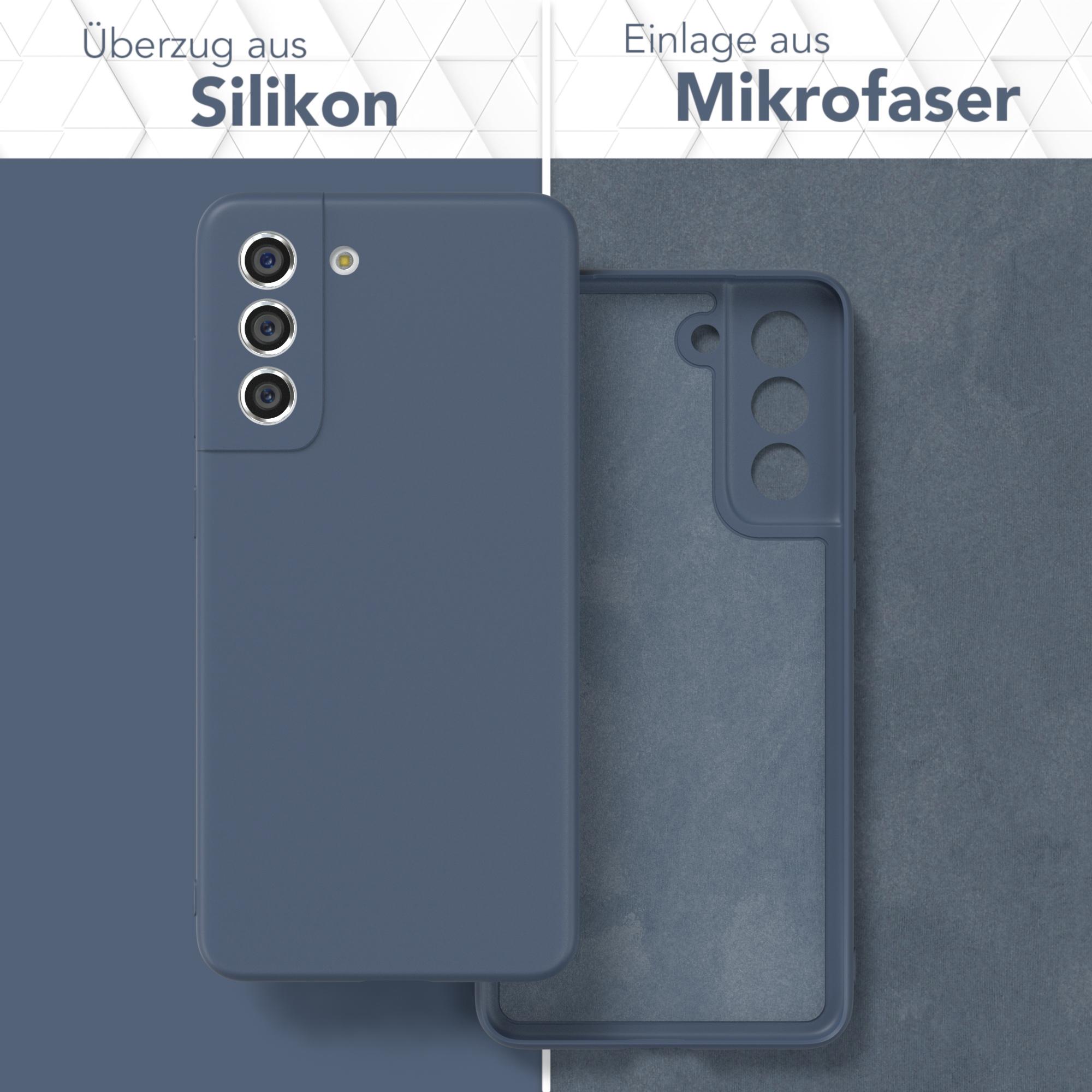 / S21 CASE Backcover, Blau Petrol Samsung, Matt, Galaxy TPU Silikon Handycase FE EAZY 5G,