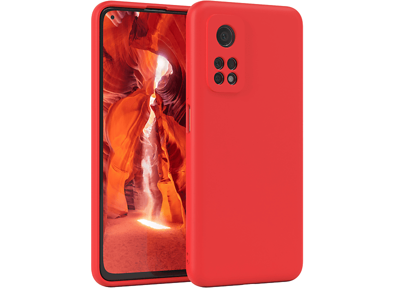 5G 10T TPU Matt, 10T CASE Rot EAZY Backcover, Mi Pro Mi Xiaomi, 5G, Handycase / Silikon