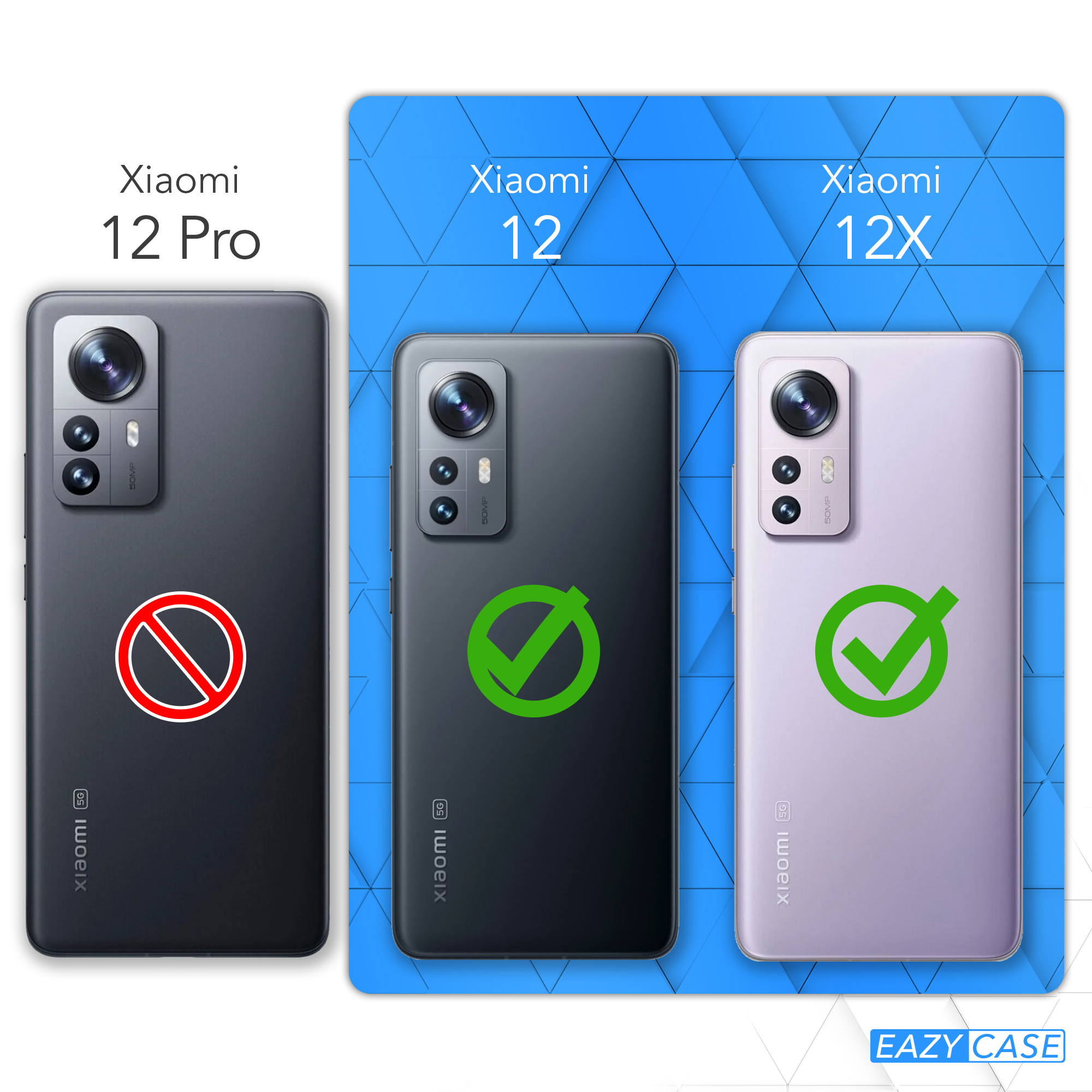 EAZY TPU Handycase Xiaomi, Silikon / 12 Mint CASE Backcover, Grün 12X, Matt,