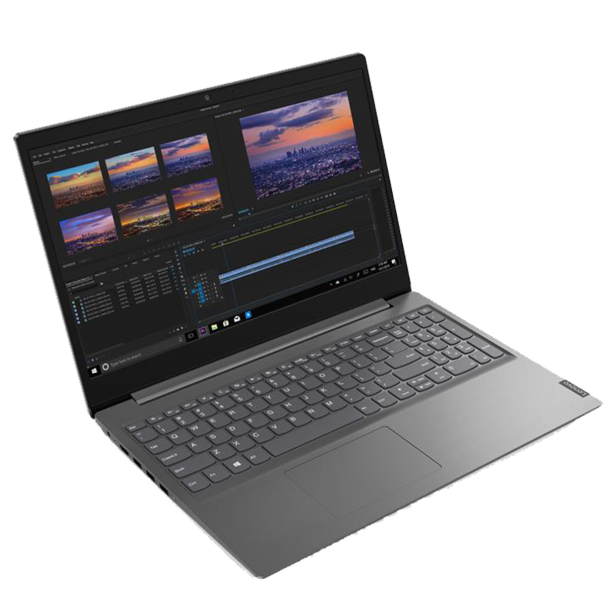 LENOVO V15 N4500 15,6 Intel® Grau SSD, G DATA Zoll Graphics, Display, Prozessor, Celeron® G2 IJL Notebook RAM, GB und GB Security, HD Maus 512 Laptoptasche Internet 8 mit inkl. 