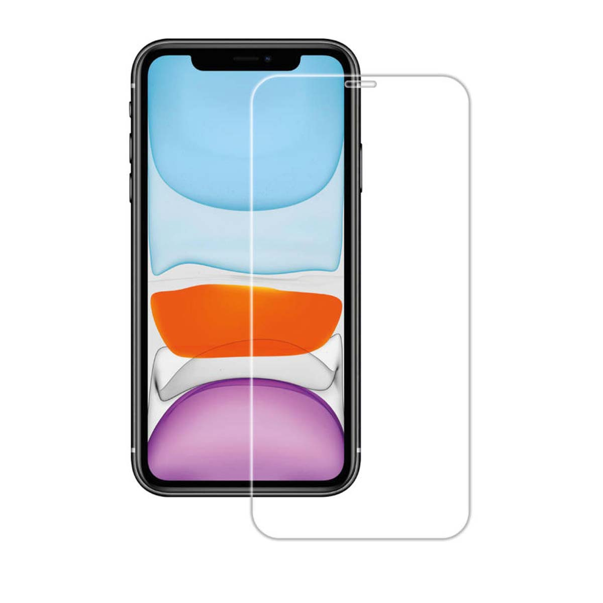 VIVANCO 61188 iPhone Displayschutz(für iPhone 11| Apple XR)