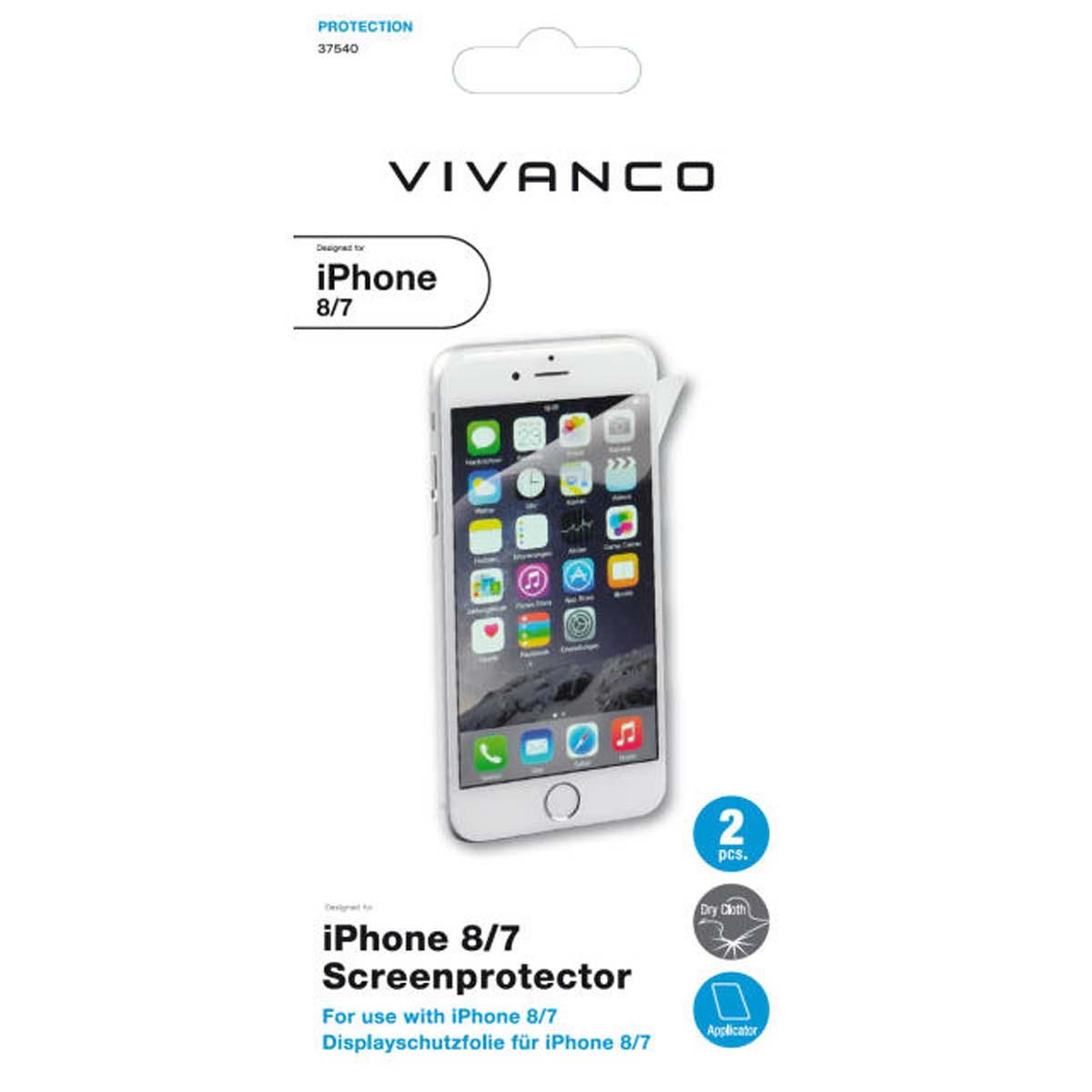 VIVANCO Apple Displayschutz(für iPhone 37540 7)