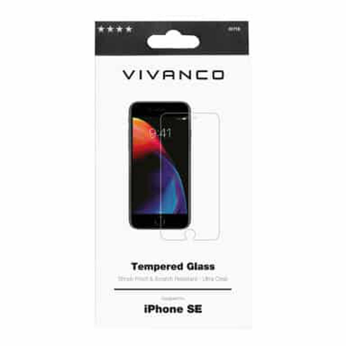 SE Apple Gen)) VIVANCO Displayschutz(für 61718 iPhone (2.